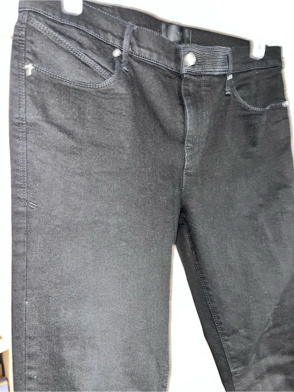Like new men’s RTA 33 waist USA made Japanese selvedge denim Black out Jeans
